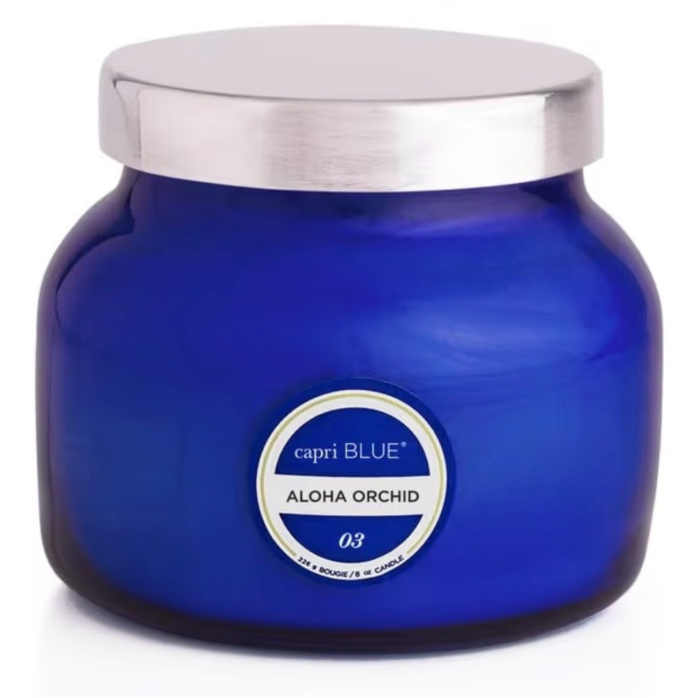 Capri Blue Signature Jar Candles - Long Lasting  (Aloha Orchid, 8 oz)